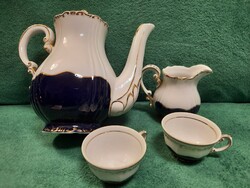 Zsolnay teáskészlet, 4 darabos szett