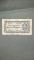 5 dinár 1944 Jugoszláv Partizán bankjegy