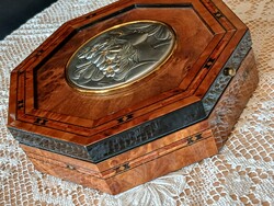 Olasz ékszertartó ezüst plakettel garancia jeggyel