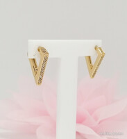 Xuping aranyozott antiallergén fülbevaló, 17 mm (2476)