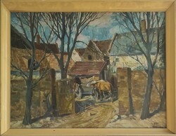 Udvary Pál (1900 - 1987) : Tihany - falu