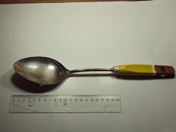 Retro műanyag nyelű szedőkanál, mérőkanál - Prestige angol gyártmány