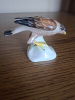 Aquincum porcelán madár, sólyom, sas. Hibátlan. Jelzett
