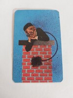 BORSOD-ABAÚJ-ZEMPLÉN MEGYEI KÉMÉNYSEPRŐ ÉS TÜZELÉSTECHNIKAI SZOLGÁLTATÓ VÁLLALAT kártyanaptár 1983