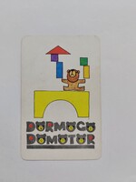 DÖRMÖGŐ DÖMÖTÖR  1976. évi kártyanaptár