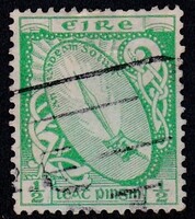 1922 Írország 1/2 Régi Bélyeg "Sword of Light"
