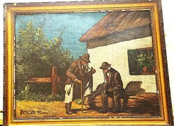 Pólya T aláírással, egy eredetinek tűnő  csodálatos alkotás