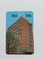 RICHTER GEDEON 1976. évi műanyag kártyanaptár