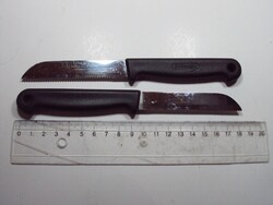 Retro műanyag nyelű evőeszköz kés - 2 db - Solingen német gyártmány