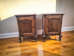 Neobarokk stílusú éjjeli szekrény pár 9.