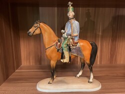 Herendi Hadik Huszár lovon – MCD mesterfestés