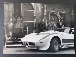 Old photo of chevrolet corvette stingray c3 american sports car - 1970s