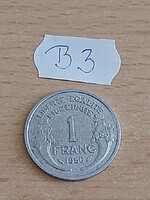FRANCIAORSZÁG 1 FRANK FRANC 1950  ALU.  B3