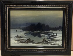 Baky Albert olajfestmény