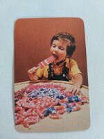 Győri Keksz és Ostyagyár kártyanaptár 1983
