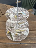 Angol kínáló  süteményes Állvány