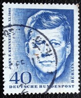BB241p / Németország - Berlin 1964 John F. Kennedy bélyeg pecsételt