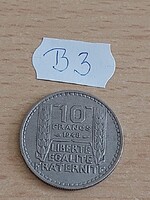FRANCIAORSZÁG 10 FRANK 1948 Réz-nikkel   B3