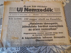 ÚJ  NEMZEDÉK - PROHÁSZKA  OTTOKÁR temetése.2 db  . BP.  1927  ápr. 8 . és  1927 ápr 7 .  10 oldalas