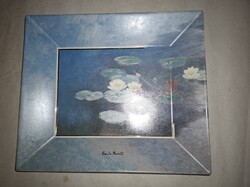 Goebel Artis Orbis Claude Monet Fleur du Soir porcelánkép  - nagy méret