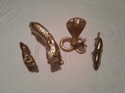 4db új arany színű dizájn műgyanta szobor