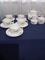 Hollóházi porcelán teás készlet