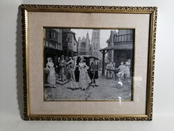 ANTIK SZŐTT SELYEMKÁRPIT - ALONSO PEREZ után NEYRET FRERES SZÖVŐMŰHELYÉBEN KÉSZÜLT