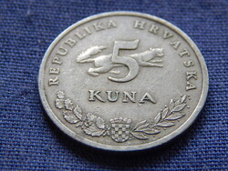 Horvátország 5 Kuna 1993