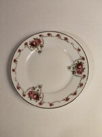 Hüttl porcelán girland díszítésű desszertes kistányér