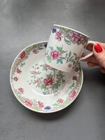 Régi angol “Chinese Rose” mintájú presso csésze szett