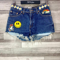 Levis American Butt díszített farmernadrág 36