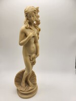 Vintage "Vénusz születése" olasz díszszobor