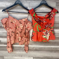 Zara; Lovers&Friends virágmintás felső szett XS