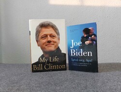 Bill Clinton My Life & Joe Biden Ígérd meg, Apa! könyvek együtt
