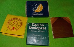 Régi MAGYAR gyufák GYUFAGYÁR - HOTELEK - BALLENTAINES 4 db egyben GYŰJTŐI állapot a képek szerint