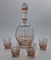 Art Deco likőr készlet