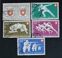 CH 26 -1950 - Pro Patria - Svájc - pecsételt