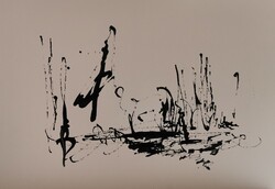 Baján Ildikó. Tús. 20,7 x 29,5 cm. Papír.