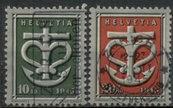 1945 - PAX - Svájc - pecsételt