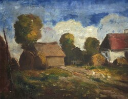 (N) Iványi Grünwald Béla (1867 – 1940) : Tanyarészlet