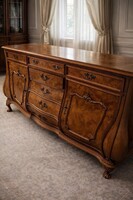 Barokk stílusú antik tálaló / komód – elegáns klasszikus bútor