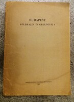 1960. dr. Láng Sándor Budapest földrajza és geológiája TANKÖNYV könyv RITKASÁG !! képek szerint OIT