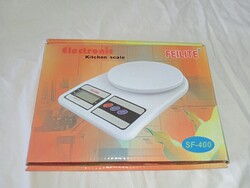 Feilite SF-400 típusú elektromos konyhai mérleg.  Maximális kapacitás:10 kg- új, bontatlan készlet