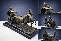 Harci Szekér - Bronz Szobor