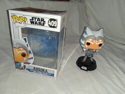 Funko Pop! Star Wars: The Clone Wars Ahsoka Tano #409  figura.  gyűjtői készlet
