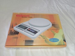 Feilite SF-400 típusú elektromos konyhai mérleg.  Maximális kapacitás:10 kg- új, bontatlan készlet