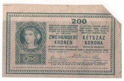 1918 200 korona sorszám nélkül R
