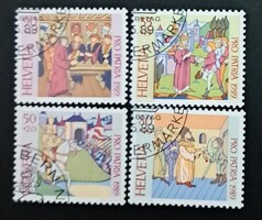 1989 - Pro Patria - Svájc - pecsételt