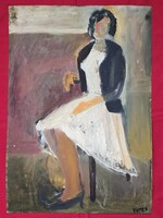 Veres Mihály [1937-1997] festmény