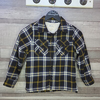 Mountain Warehouse bélelt kockás flanel fiú kabát, 7-8 év